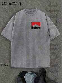 2026 Summer New Unisex T-Shirt,  ,,, Valentine's Day,Independence Day And Easter- Logo Print Crewneck T Shirt With Vintage Cowboy Silhouette Design For MenCasual Wear Unisex Style Camiseta Para Hombre Graphic Tees Jesus Shirts - 灰色 - 查看 2
