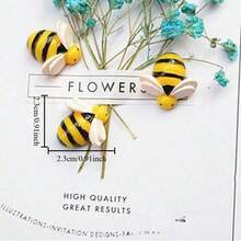 5/10pcs Cute 3D Bee Fridge Magnets, Resin Refrigerator Magnets, Home Decor, Kitchen Decor, Fridge And Kitchen Decorative Magnets - Bee - View 5
