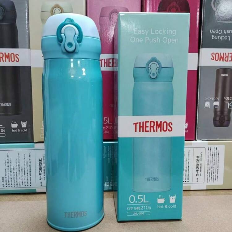 1 bình nước giữ nhiệt bằng thép không gỉ 500ml, chống rò rỉ, bình nước thể thao, cốc nước xách tay cho học sinh có nắp lật, giữ nóng/lạnh trong 24 giờ, thích hợp cho tập luyện thể dục, du lịch và sử dụng hàng ngày. - Nhiều màu - Xem 16
