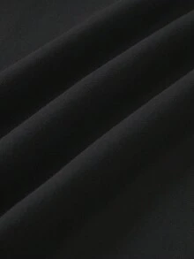 男士黑色棉質上衣，酷炫街頭風摩托車騎士印花設計，寬鬆連帽衛衣，適合春秋穿著 - 黑色5 - 查看 9
