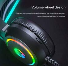 HP Headset Gaming H100: Efek pencahayaan RGB dinamis multi-warna, pengalaman audio yang imersif, mikrofon peredam kebisingan yang jernih, ikat kepala adaptif, peralihan mode ganda, kompatibel dengan PC dan ponsel. - View 2