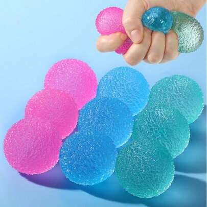 Random 1/3pcs Squishy Toy Granular Texture Tactile Balls,Frosted Texture Stress-Relief Squeeze Toy, Featuring Brightly Colored, Rounded Shapes And A Bumpy Granular Texture. Taba-Textured Grass Ball Squeeze Toy, Lightweight And Portable, Soft To The Touch, TPR Soft Slow Rebound Repeatedly Squeezable ,Desktop Christmas Stocking Stuffer Halloween Giveaway Birthday Party Favor Easter Gift 2026