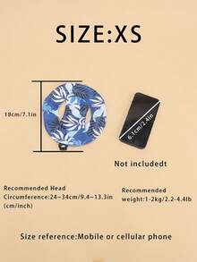 1 chiếc mũ chống nắng bằng polyester dễ thương, có khả năng chắn gió, thiết kế hở tai, chống rụng lông, có thể điều chỉnh, phù hợp cho chó nhỏ đội ngoài trời quanh năm. - Màu xanh hải quân - Xem 44