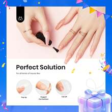 Beetles Top Coat Base Gel & Nail Glue Set-3Pcs No Wipe Top Coat Gel Nail Polish & Base Coat With 9 In 1 Nail Glue Shine Effect Long Lasting Soak Off Uv Light Lamp Diy Nail Gifts For Women & Girls - 2PCS 15ML Nail Glue and Builder Nail Gel - 查看 3