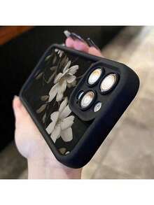 White Small Flower Design Phone Case Shockproof Made Of TPU Material Suitable For IPhone17 Pro Max 16 15 14 13 1211 Pro Max - 1pc - 查看 5