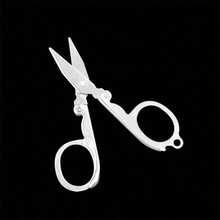 1pc Foldable Portable Scissors, Suitable For Home Thread, Office Supplies, Craft Paper Cutting, Sewing And Cutting (Minor Scratches Are Normal During Use And Do Not Constitute Quality Issues) - Multicolor - View 11