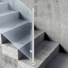 SENDERPICK Railing Post Stainless Steel Railing Post Stainless Steel Handrail Railing - Silver - View 12