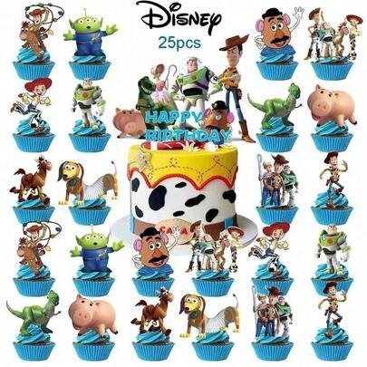 25 món đồ trang trí bánh sinh nhật chủ đề cửa hàng đồ chơi, đồ trang trí bánh sinh nhật tự làm tại nhà, đồ trang trí Giáng sinh.