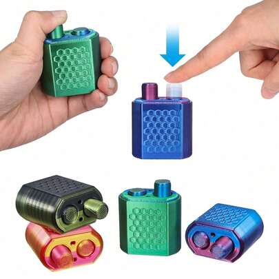 3D Printed Fidget Toys To Improve Focus, Multi-Color 3D Buttons Satisfy Sensory Needs, Creative Finger Toys Suitable For Teenagers