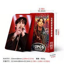1pc Squishy In Stock 92pcs Photocards, Celebrity Stickers, Double-Sided LOMO Cards, Festival Gift Cards - Multicolor - View 6