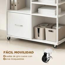 HOMCOM Arquivos de Arquivo - Branco - Ver 4