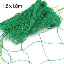 1,8m*0,9/1,8/2,7/3,6/5M Enrejado de plantas, red de crecimiento de poliéster resistente, enrejado de jardín con malla cuadrada para plantas trepadoras, verduras - multicolor - Ver 13