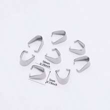 88 chiếc móc khóa mặt dây chuyền bằng thép không gỉ để tự làm vòng tay, dây chuyền, khuyên tai. - tự làm lấy - Xem 13