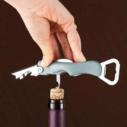 1 cái mở nắp chai, dụng cụ mở chai rượu vang và bia đa năng, dụng cụ mở nút chai sáng tạo, vật dụng cần thiết trong gia đình, tiện dụng cho phòng khách, nhà bếp, phòng ngủ, quà tặng sinh nhật.