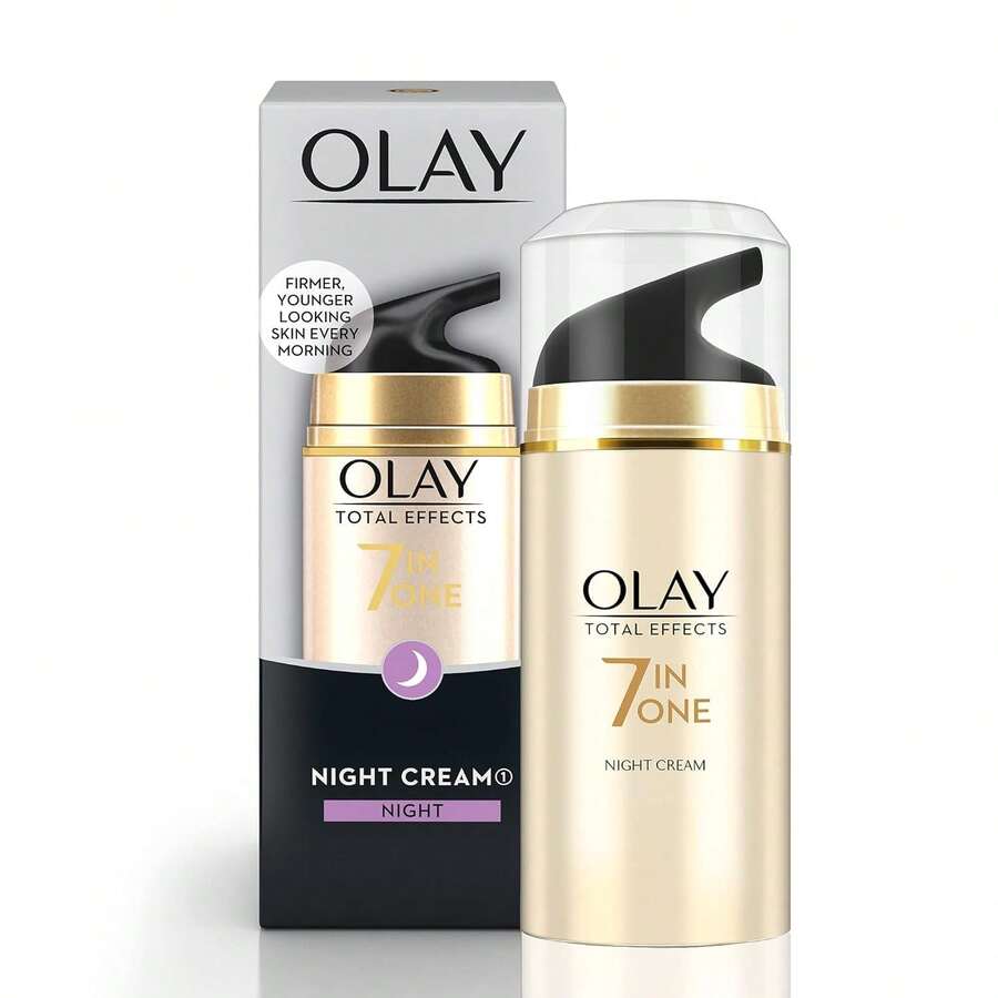 Olay 玉兰油多效修护晚霜 SPF15,50克/1.7盎司(包装可能有所不同)| SPF15 紧致保湿霜 | 防晒防紫外线 | 淡化色斑和暗沉 | 滋养亮肤配方 | 易于吸收 | 质地柔滑 | 均匀透亮肤色 - Night Cream - 50g - 查看 1