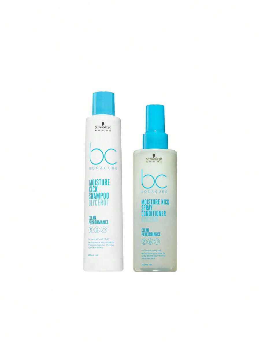 [Bundle] BC Bonacure Moisture Kick Shampoo 250 Ml + Moisture Kick Spray Conditioner 200 Ml - BC Bonacure - View 1