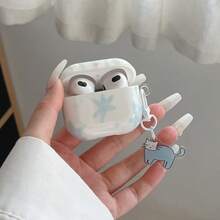 Ốp tai nghe thiết kế hình ngôi sao, vỏ tai nghe màu trắng, ốp chống sốc cho tai nghe IMD, vỏ bảo vệ tai nghe bằng TPU, phù hợp với 4/Pro 2/Pro 3 - trắng - Xem 4