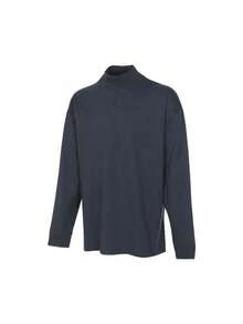 Sudadera unisex Adidas, nueva camiseta de entrenamiento de baloncesto, fitness y casual de cuello alto y manga larga, primavera 2026, JE3769 - Cielo nocturno azul - Ver 1