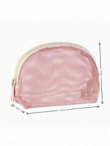 Túi đựng đồ dùng tắm di động bằng lưới, lý tưởng cho ký túc xá sinh viên, túi đựng đồ tắm dung tích lớn, cũng thích hợp cho bãi biển, bơi lội, phòng tập thể dục, túi đi biển cỡ lớn có ngăn khóa kéo, có thể dùng cho hồ bơi tại nhà, có thể đựng đồ chơi và đồ dùng cần thiết khi đi nghỉ mát, túi đựng đồ vệ sinh cá nhân trong phòng tắm, túi đựng mỹ phẩm (Đen, Be, Xanh dương, Hồng) - Nhiều màu - Xem 5