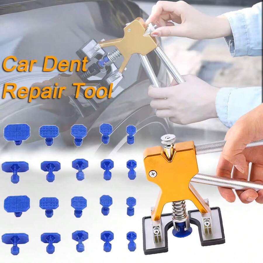 Paintless Dent Repair Tool Kit - Slide Hammer, T-Bar Dent Puller, Suction Cup Dent Puller, Suitable For Car Body Hail Dent Removal - Car Dent Puller - View 1