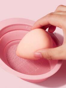 5/3/1 Pcs Foldable Portable Makeup Brush Cleaning Mat, Beauty Makeup Brush Cleaner And Dryer Tool, Suitable For Makeup Brushes, Puffs And Sponges, Quick Makeup Tool Drying Cleaning Box, Gift - Multicolor - View 14