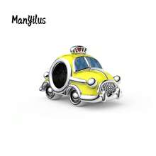 Bộ mặt dây chuyền Manyilus bằng bạc Sterling 925 dành cho vòng tay và dây chuyền nguyên bản, đính đá Cubic Zirconia tráng men, trang sức mang đến niềm đam mê du lịch. - Nhiều màu - Xem 22