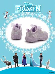 Disney Sản phẩm hợp tác chính thức với Frozen | Một đôi giày thể thao trẻ em, bao gồm giày thể thao công chúa Elsa, giày thể thao công chúa Anna và giày thể thao công chúa Arendelle, phù hợp cho các hoạt động thể thao hàng ngày trong kỳ nghỉ và ngoài trời. Thoải mái, chống trơn trượt, chống mài mòn và thoáng khí cho lòng bàn chân (Giày thể thao trẻ em, giày trẻ em, giày bé gái) - Màu tím - Xem 3