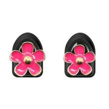 2pcs Creative Mini Flower Car Adhesive Hooks, Car Interior Small Item Organizer, Cable Clips - A - View 7