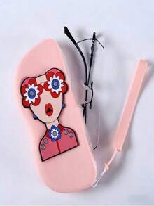 OBOVAY Cute Portable Silicone Eyeglass Case, Shockproof Waterproof Elastic Lightweight Soft Protective Eyewear Storage Bag, Suitable For Travel, Outdoor, Shopping, Dating, Photography, Daily Office, Solid Color Adorable Warm, Ideal Holiday Gift Accessory For Men And Women - Multicolor - View 2