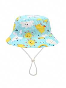 Cartoon Kids Bucket Hat, Lightweight Dopamine Color Series Bucket Hat, Large Brim Sun Protection Hat For Boys And Girls, Spring/Summer - Multicolor - View 12