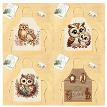 母亲节图案围裙一件装，创意趣味时尚印花围裙，厨房烹饪家务清洁围裙，创意家居围裙 - 彩色 - 查看 12