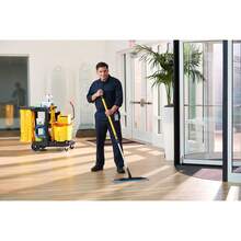 Rubbermaid Commercial Products Microfiber Adaptable Flat Mop Kit For WaveBrake Yellow Extendable Handle For Heavy-Duty Cleaning/Hardwood/Tile/Laminated Floors In Kitchen/Lobby/Office - 1 - 查看 4