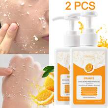 Gel tẩy tế bào chết hương cam, Gel dưỡng ẩm làm sạch sâu da mặt và toàn thân, Gel tẩy tế bào chết dưỡng ẩm làm sạch da mặt, Gel tẩy tế bào chết từ cam tự nhiên, 100g/3.53oz - quả cam - Xem 8