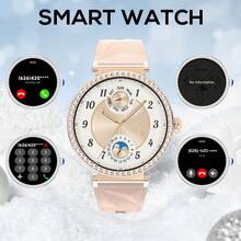 This Latest 2026 Women's Smartwatch Boasts An Exquisite And Compact Design, Featuring Functions Such As Or Code Scanning, Remote Camera Control, Menstrual Cycle Reminders, Fitness Tracking, Bracelet Password Verification, Always-On Display, And Call Functionality. It's The Perfect Gift Choice. - View 3