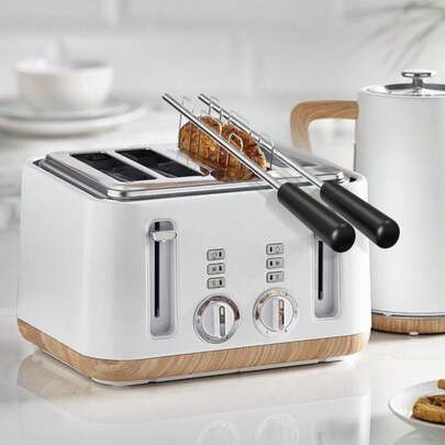 LZLXXLZL Sandwich Cage - Toaster Racks For 2-Slice Toast Maker, Classic Sandwich Clip To Make Toasted Sandwiches, Stainless Steel Bread Rack Toaster Accessories (Black)