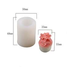 Molde de silicona multifuncional de yeso para hacer velas de cono de helado hechas a mano - cono de helado - Ver 3