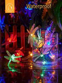 1 conjunto de luzes solares em formato de borboleta, com LEDs 3D em formato de borboleta, iluminação com gradiente multicolorido, à prova d'água, ideal para decoração de jardins, feriados, casamentos, acampamentos e festas. - Multicolorido - Ver 9