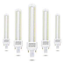Aigostar Bombilla PLC 2U, Tubo de 15 W, Maiz G24d-3, 2 Pines, Luz fría 6500K, 1610Lm, Pack de 5, No regulable - 15 W - Ver 1