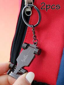 Custom Racing Car Style Keychain, Personalized Car Keychain Key Chain Keychains, Customized Name Metal Car Keyring Accessory, Customizable Unique Auto Lover Gift, Perfect For Father's Day Gift, Birthday Gift, Daily Carry, Car Accessories, Gift For Him Her Couples Friends - Style B - View 9