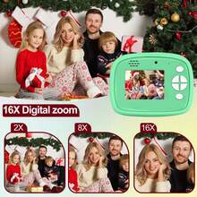 Kids Children Instant Camera Instant Print With Digital Camera 1080P Camera 48MP Ultra-Clear Photos Lightweight And Portable Camera Toy Kids Camera For Kids Camera Children's Camera For Boys And Girls Christmas, Birthdays Gifts For Girl And Boy - Multicolor - View 6