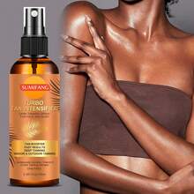 SUMIFANG 100毫升超速效非晒黑喷雾，快速展现健康深棕色肤色。它不仅能美黑，还能修复肌肤，防止干燥，并打造持久的古铜色光泽。 - 駝色 - 查看 10