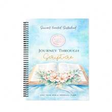 Sổ tay đọc Kinh Thánh một năm, Sổ nhật ký học tập bìa xoắn A5, Kế hoạch đọc Kinh Thánh 52 tuần với chủ đề hàng tuần và câu hỏi suy ngẫm, Sổ lập kế hoạch tâm linh cho sự phát triển tâm linh, Đồ dùng Cơ Đốc giáo, Sổ nhật ký, Quà tặng Ngày của Mẹ - A5 - Xem 6