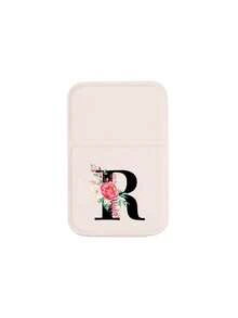 1pc Mini Flower Black Letters Foldable Portable Makeup Mirror,Letters Of A-Z Makeup Mirror With Bracket, Travel Mirror, Beauty Products, Desktop Makeup Mirror, Rectangular Desktop Compact Mirror Foldable Small Minimalist Makeup Mirror, Travel Portable Makeup Mirror For Women's Gift - The Best Gift For Mom And Teacher - Multicolor - View 24