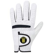 1pc Men's Golf Glove - Ultra-Fine Fiber, Breathable And Durable, Left Hand, White With Yellow Logo - Hand Washable, Golf Accessory, Essential Accessory For Golfers, Hook And Loop Closure Design - Multicolor - View 16