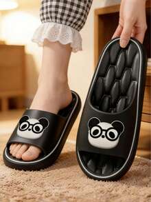 Lightweight EVA Home Slippers, Comfortable And Elastic, Making Daily Wear More Comfortable - Black - View 4