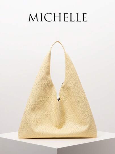 Large Capacity Vintage Tote Bags For Women, Casual Business Work Bag, Elegant Handbag, Simple Retro Design, Suitable For Daily Use, Commuting, Shopping, School, Multipurpose (Random Pattern)