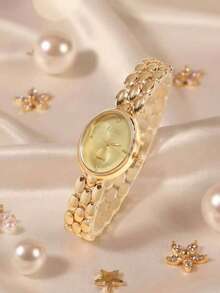 1 chiếc/bộ đồng hồ nữ sang trọng tối giản, mặt số nhỏ bền, thích hợp đeo hàng ngày, sinh nhật, quà tặng cho phụ nữ, kỷ niệm, khuyến mãi Halloween, không có hộp quà tặng - Nhiều màu - Xem 9