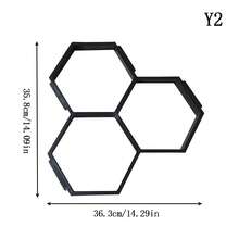DIY铺路模具，塑料水泥地面模具，适用于停车场、混凝土花园小径等。 - 均碼 - 查看 16
