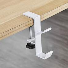 Soporte de almacenamiento y gancho universal multifuncional para el borde del escritorio, adecuado para bolsas de juegos y otros accesorios generales - Multicolor - Ver 3