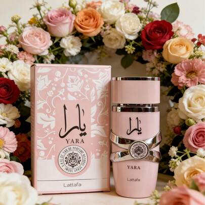  Lattafa Yara Eau De Parfum 100ml – Sweet Vanilla Gourmand Perfume For Women, Floral Creamy Musk Fragrance, Long Lasting Luxury Scent Gift For Her